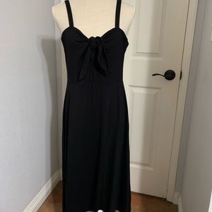Black lounging dress